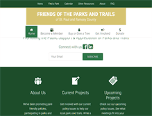 Tablet Screenshot of friendsoftheparks.org