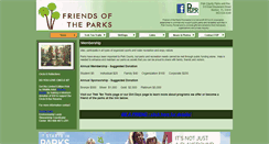Desktop Screenshot of friendsoftheparks.net